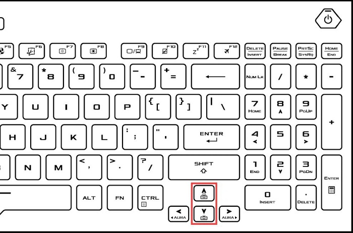 Bật đèn bàn phím trên laptop Asus