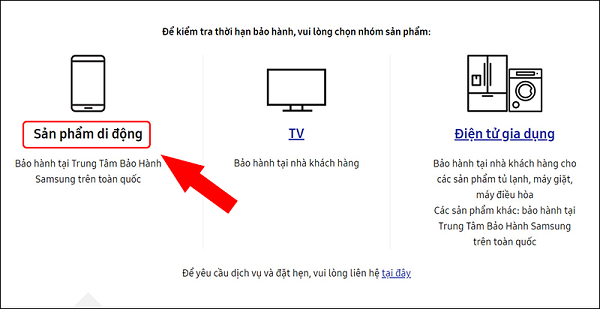 Cách kích hoạt bảo hành điện thoại samsung
