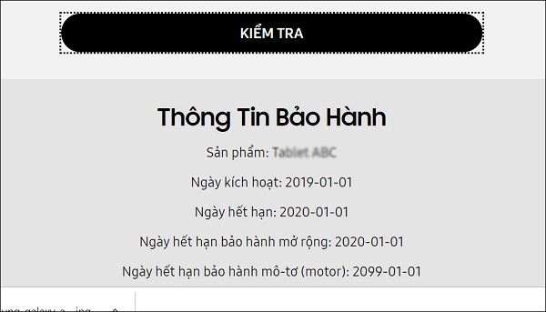 Cách kích hoạt bảo hành điện thoại samsung