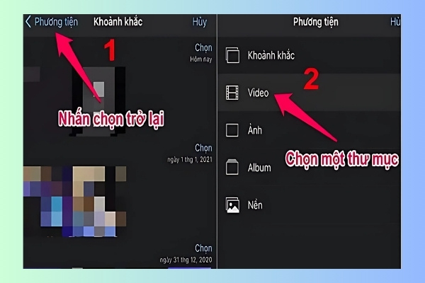 cách tua nhanh video trên iphone
