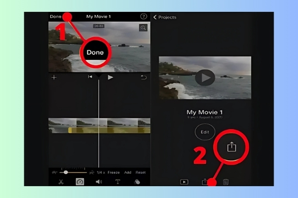 cách tua nhanh video trên iphone