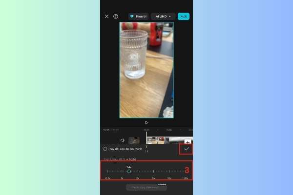 cách tua nhanh video trên iphone