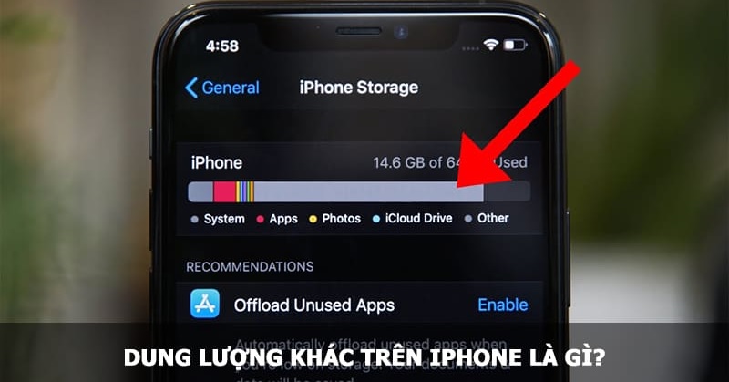 Cách xóa dung lượng khác trên iPhone để tiết kiệm không gian lưu trữ