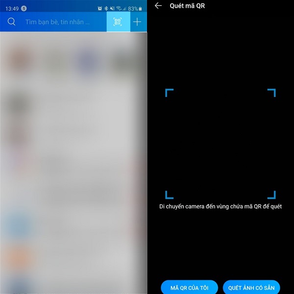 Chat zalo me không cần mật khẩu