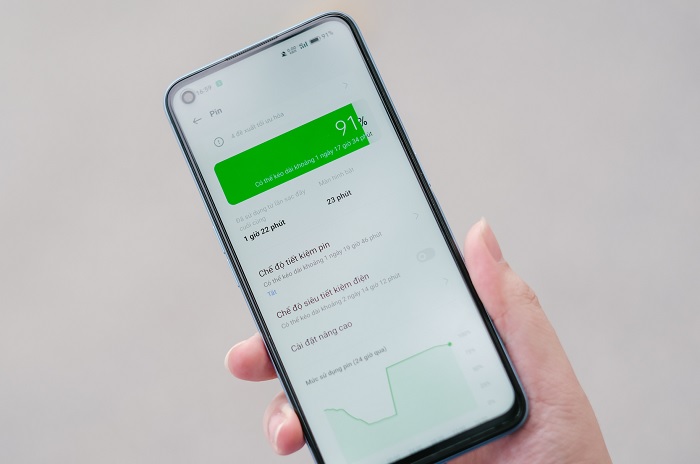 Realme 9 Pro được trang bị pin 5.000 mAh
