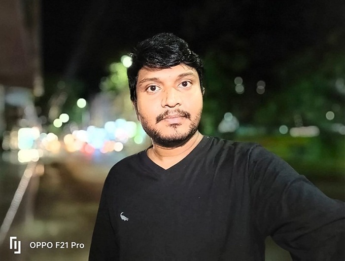 Hình ảnh chụp từ camera selfie của OPPO F21 Pro