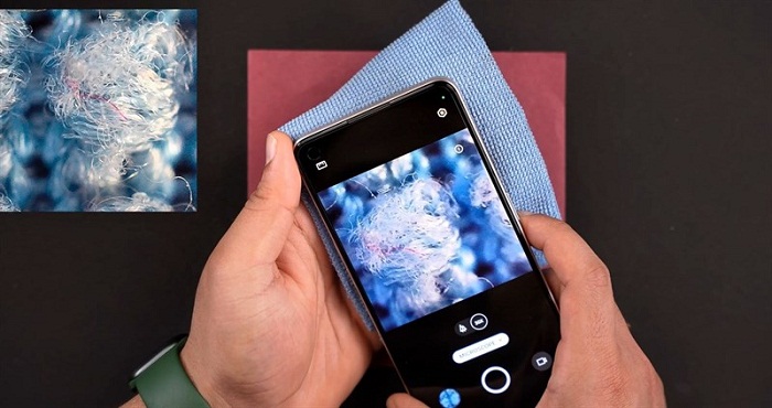 Hình ảnh chụp từ camera hiển vi của OPPO F21 Pro