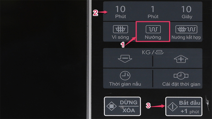 Chức năng nướng