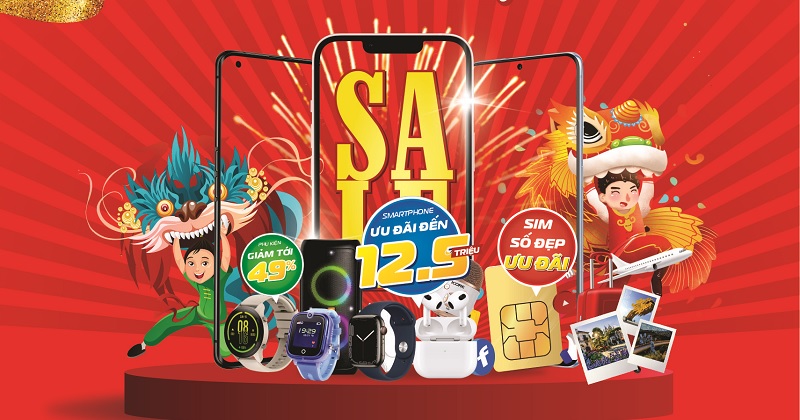 Mừng khai trương siêu thị mới Viettel Store tại Đồng Nai mua smartphone giảm đến 12,5 triệu, Phụ kiện giảm tới 49%, SIM số đẹp ưu đãi hấp dẫn