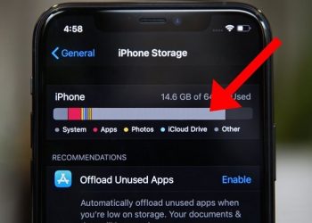 kiểm tra dung lượng iPhone