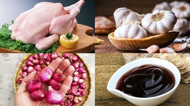 Một số nguyên liệu cần chuẩn bị để nướng vịt