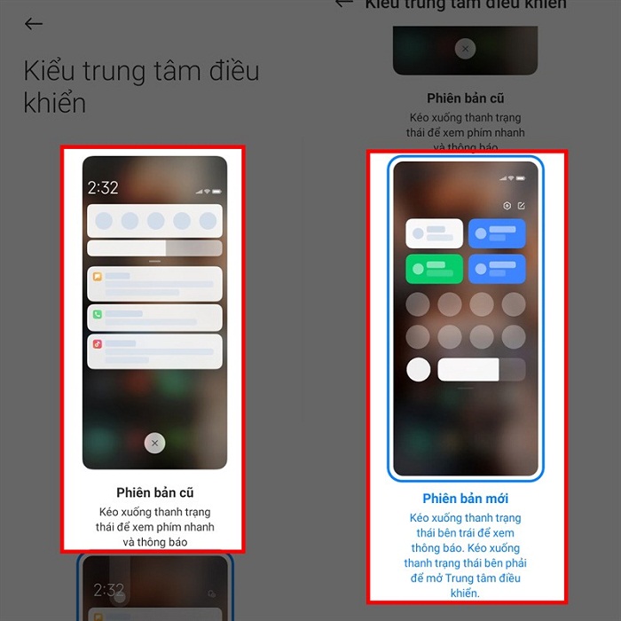 Chọn vào Phiên bản cũ là xong