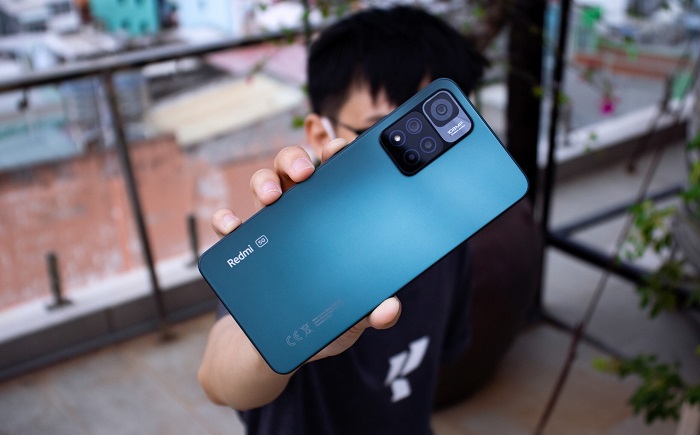 Mặt lưng của Xiaomi Note 11 Pro+