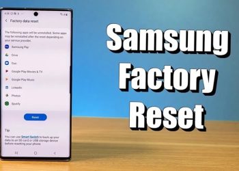 Reset điện thoại Samsung