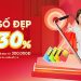 Giảm giá 30% SIM số đẹp áp dụng với thuê bao trị giá từ 300.000đ