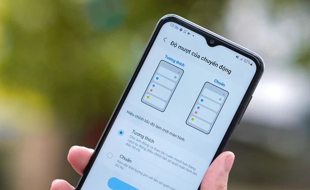 Galaxy A23 nổi bật với tần số quét màn hình 90Hz còn A13 chỉ là 60Hz