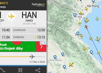 theo dõi hành trình chuyến bay