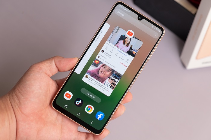 trên tay Galaxy A33 5G