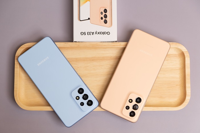 trên tay Galaxy A33 5G