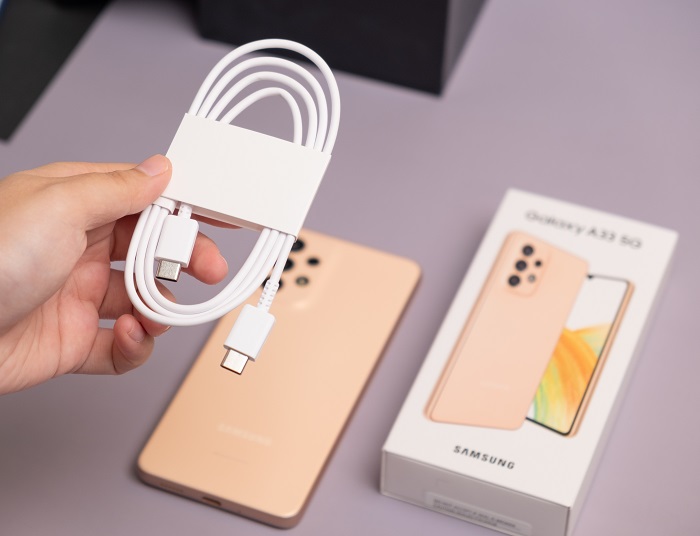 trên tay Galaxy A33 5G