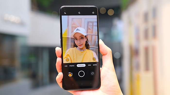 Giao diện camera của máy