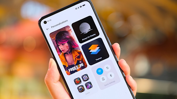Realme 9 Pro+ Free Fire đi kèm giao diện đặc biệt