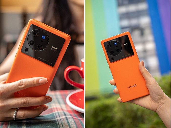 X80 Pro màu cảm nổi bật và rất thoải mái khi cầm