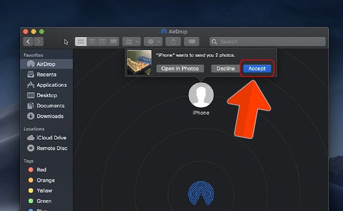 Chấp nhận chia sẻ