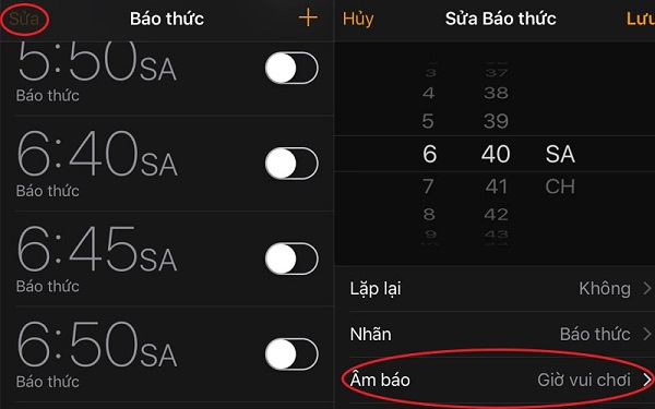 Cách tăng âm lượng chuông báo thức iphone
