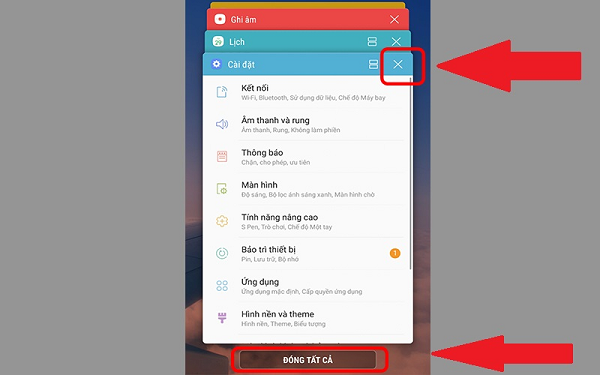 Cách tăng tốc điện thoại samsung