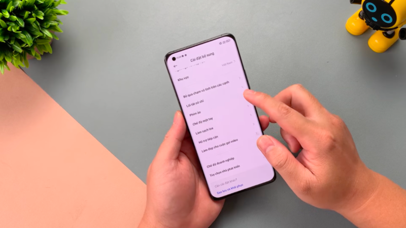 Chụp ảnh một phần màn hình điện thoại Xiaomi bước 1