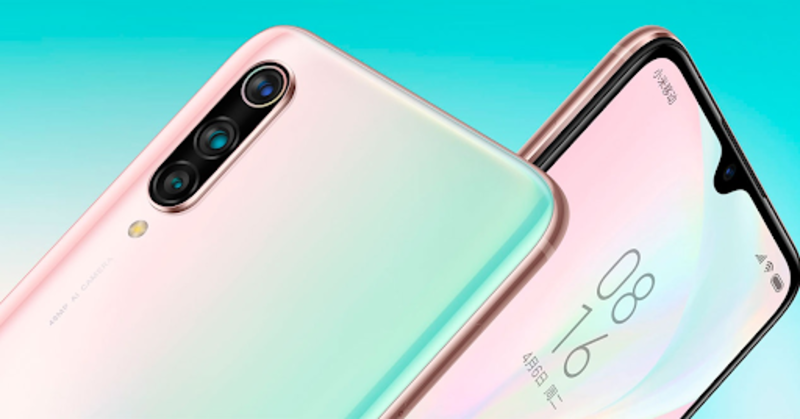 Xiaomi Mi 9 LiteC CC9 có khung viền bo tròn gọn gàng và màn hình tràn viền sắc nét.