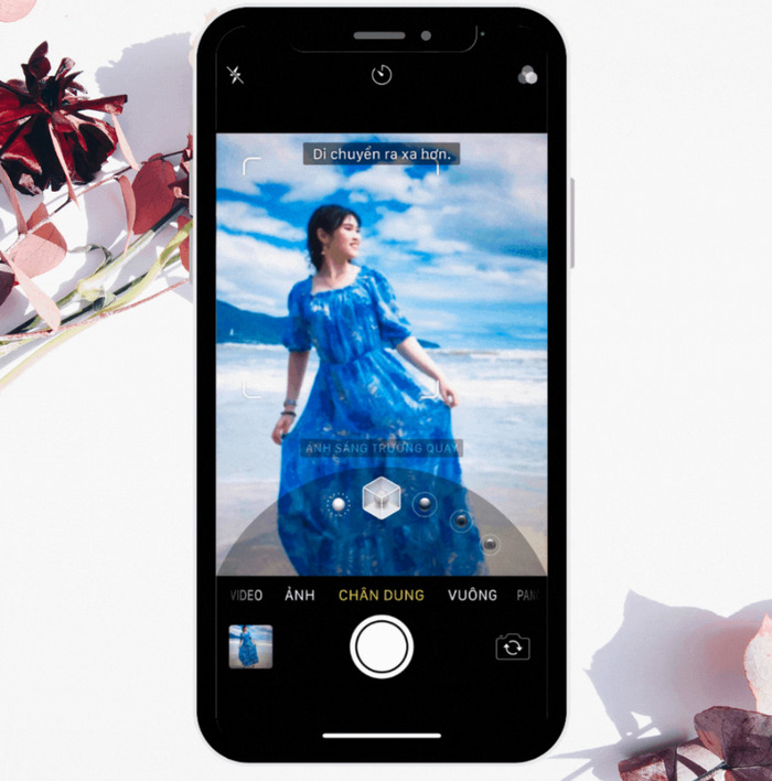 Chọn hiệu ứng Portrait Lighting