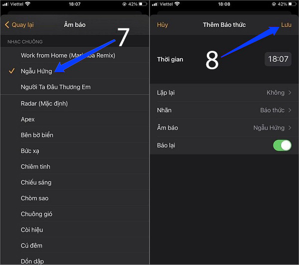 Cách cài nhạc chuông cho iPhone từ file nhạc có sẵn trên iPhone (2) Cách đặt chuông báo thức bằng bài hát cho iphone