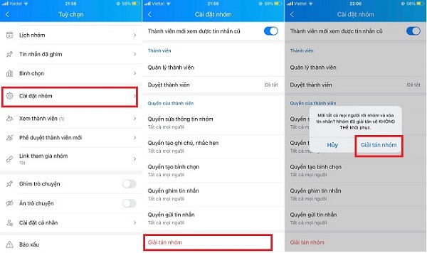 Cách khóa chat nhóm zalo trên máy tính