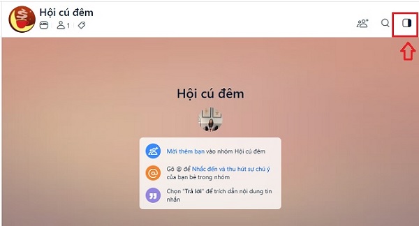 Cách khóa chat nhóm Zalo trên máy tính