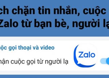 Cách khóa zalo người khác