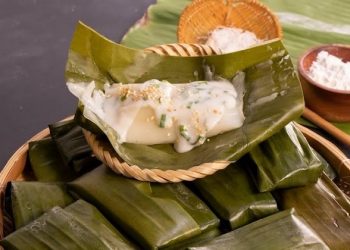 cách làm bánh lá chuối bằng nồi hấp