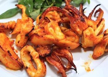 cách làm mực nướng bằng nồi chiên không dầu