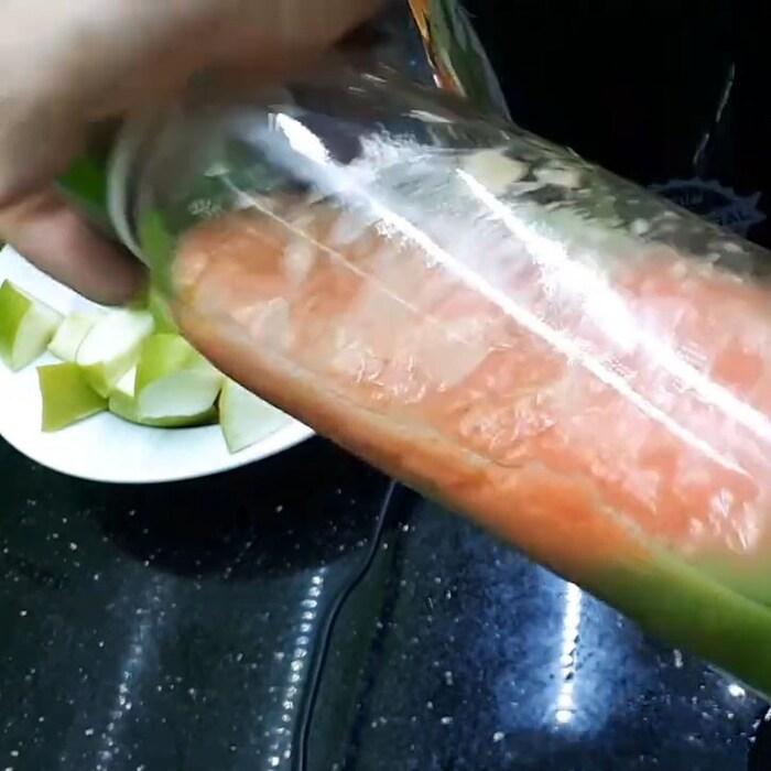 Thành phẩm hoàn thành, thêm đá và thưởng thức