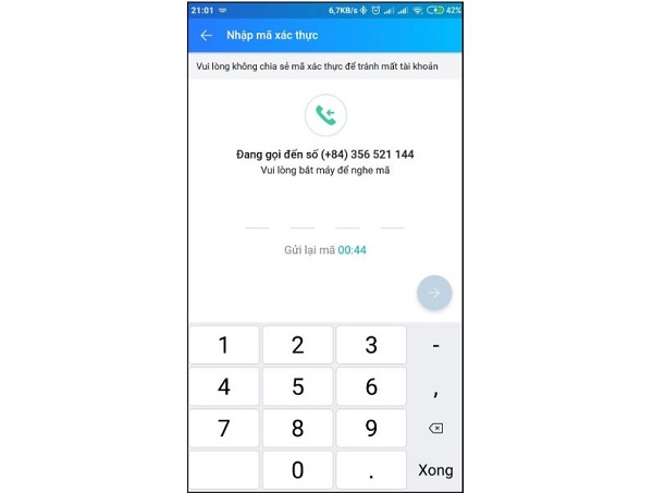 Cách mở khoá tài khoản zalo