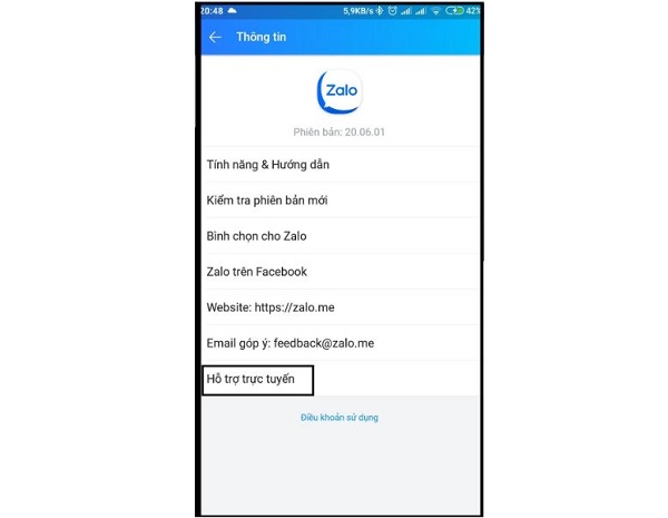Cách mở khoá tài khoản zalo