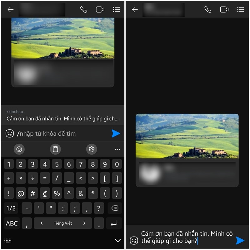 cách nhắn tin nhanh trên Zalo 