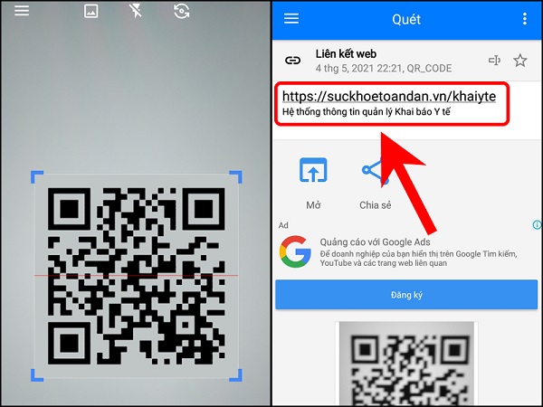 Cách quét mã qr trên Android
