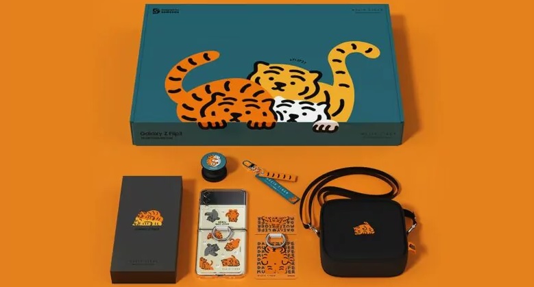 Cận cảnh Galaxy Z Flip3 Muzik Tiger Edition