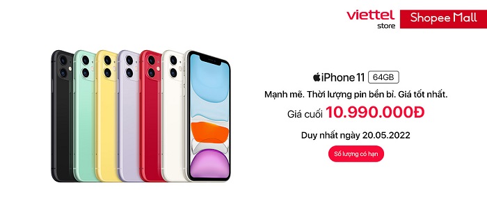 Chương trình ưu đãi khủng khi mua iPhone 11