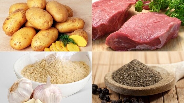 Nguyên liệu cho món ăn