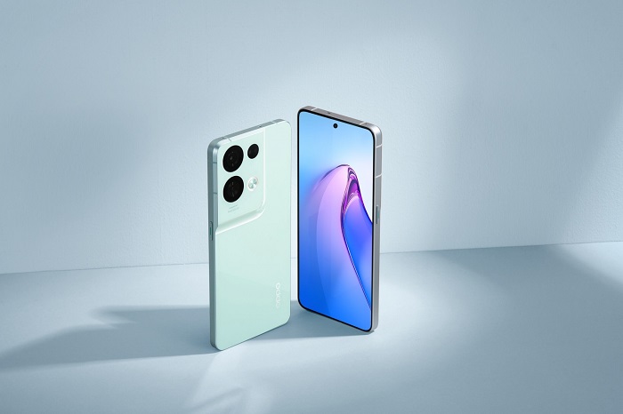 Mở hộp OPPO Reno8 Pro+ phiên bản màu xanh