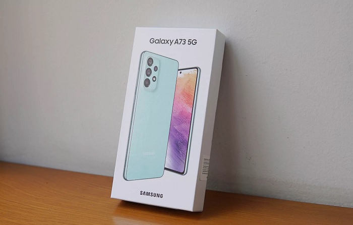 Mở hộp Galaxy A73 5G
