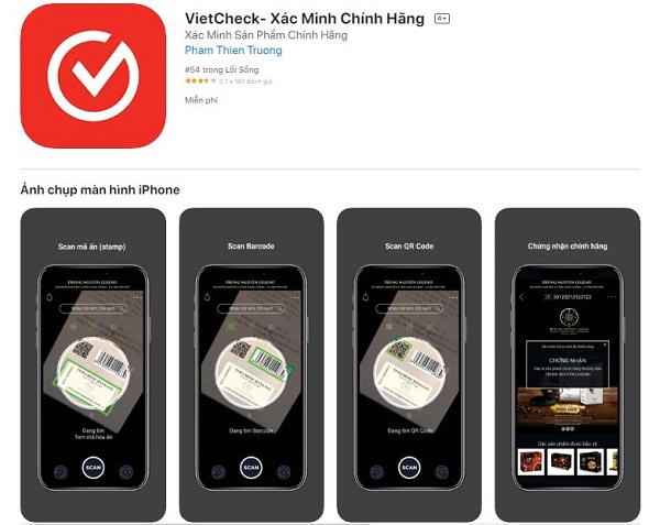 Phần mềm quét mã qr